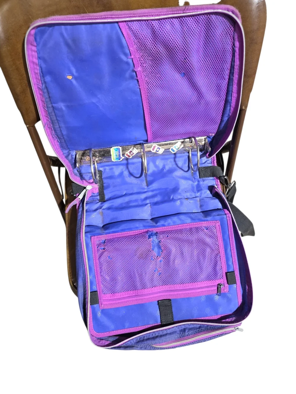 Purple Galaxy Trapper Keeper
